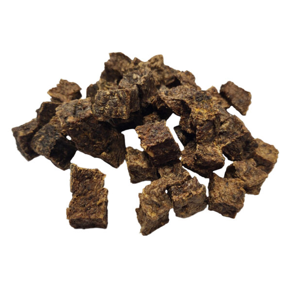 MIĘSO WOŁOWE – KOSTKI – 250g ok. 80szt. PRZYSMAK DLA PSA