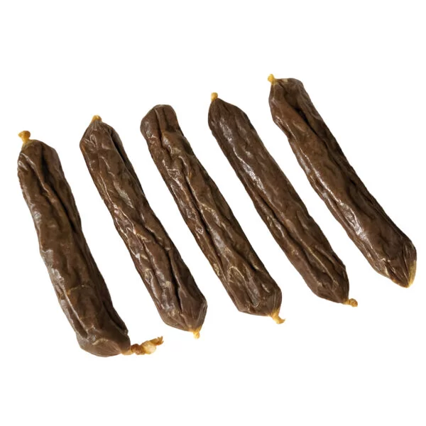 KIEŁBASKI Z KRÓLIKA – 9cm – 250g – ok. 12szt. DLA PSA