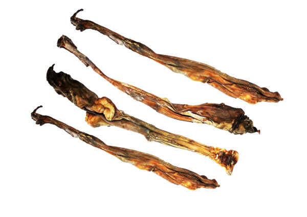 SKÓRY KRÓLICZE - 250g - 50cm -  ok.4 szt. GRYZAK DLA PSA
