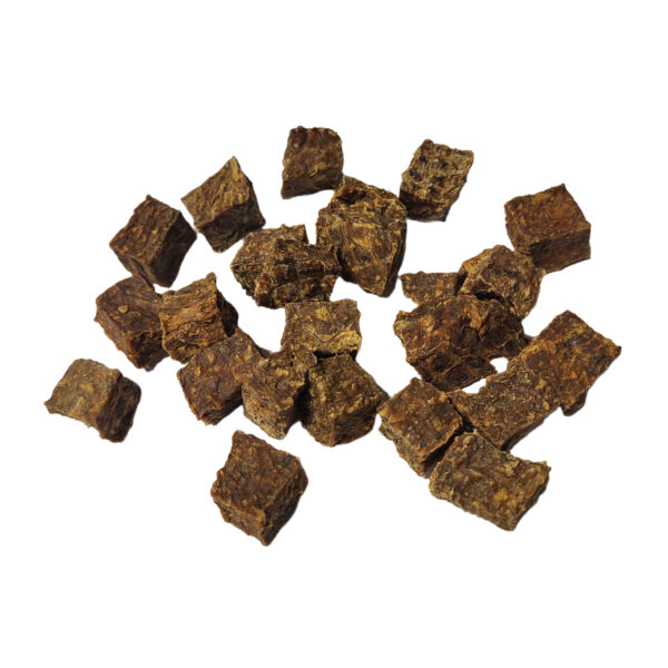 MIĘSO Z BAŻANTA - KOSTKI - 100g ok. 32szt. PRZYSMAK DLA PSA